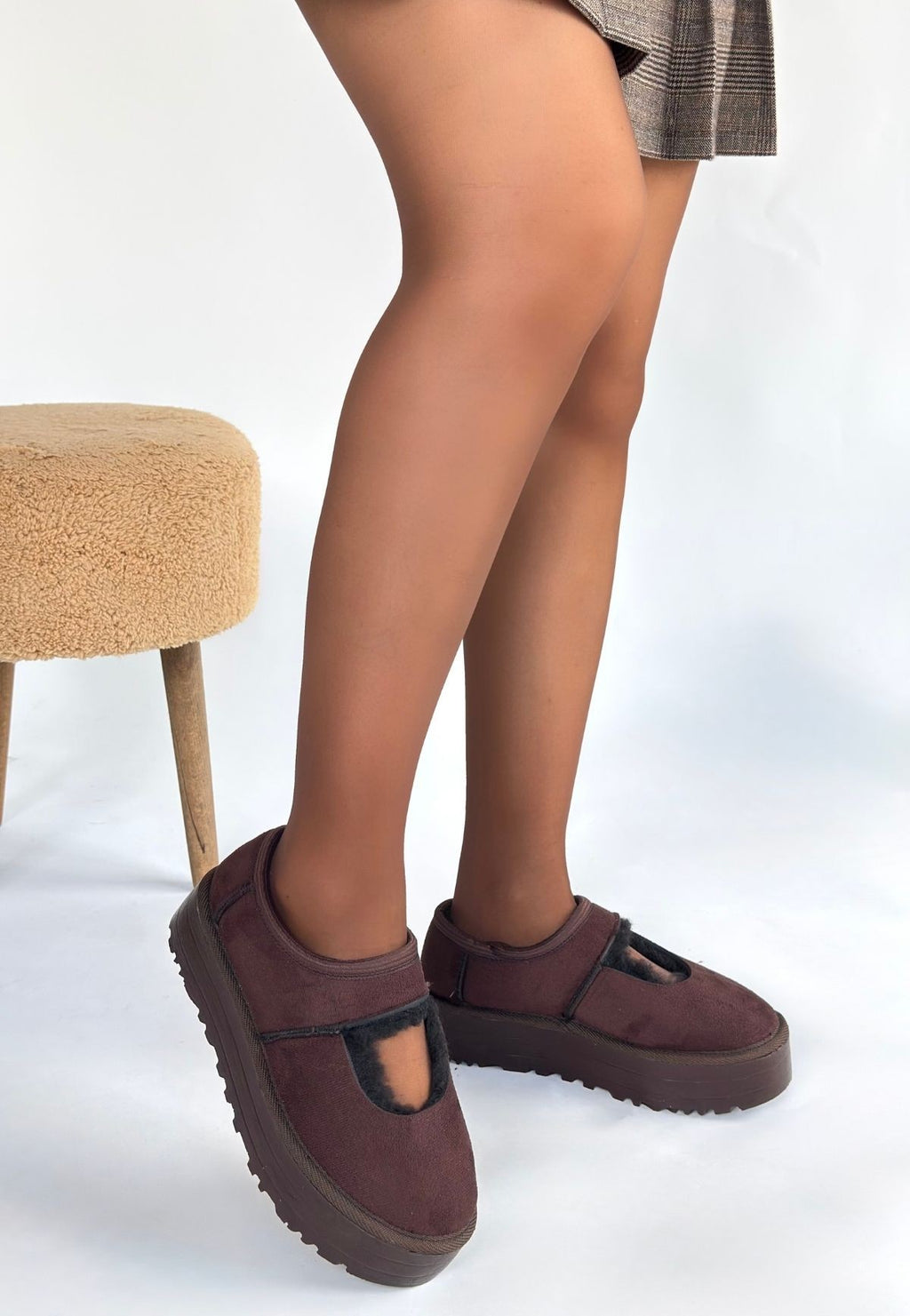 Carren Kahverengi Süet Bot