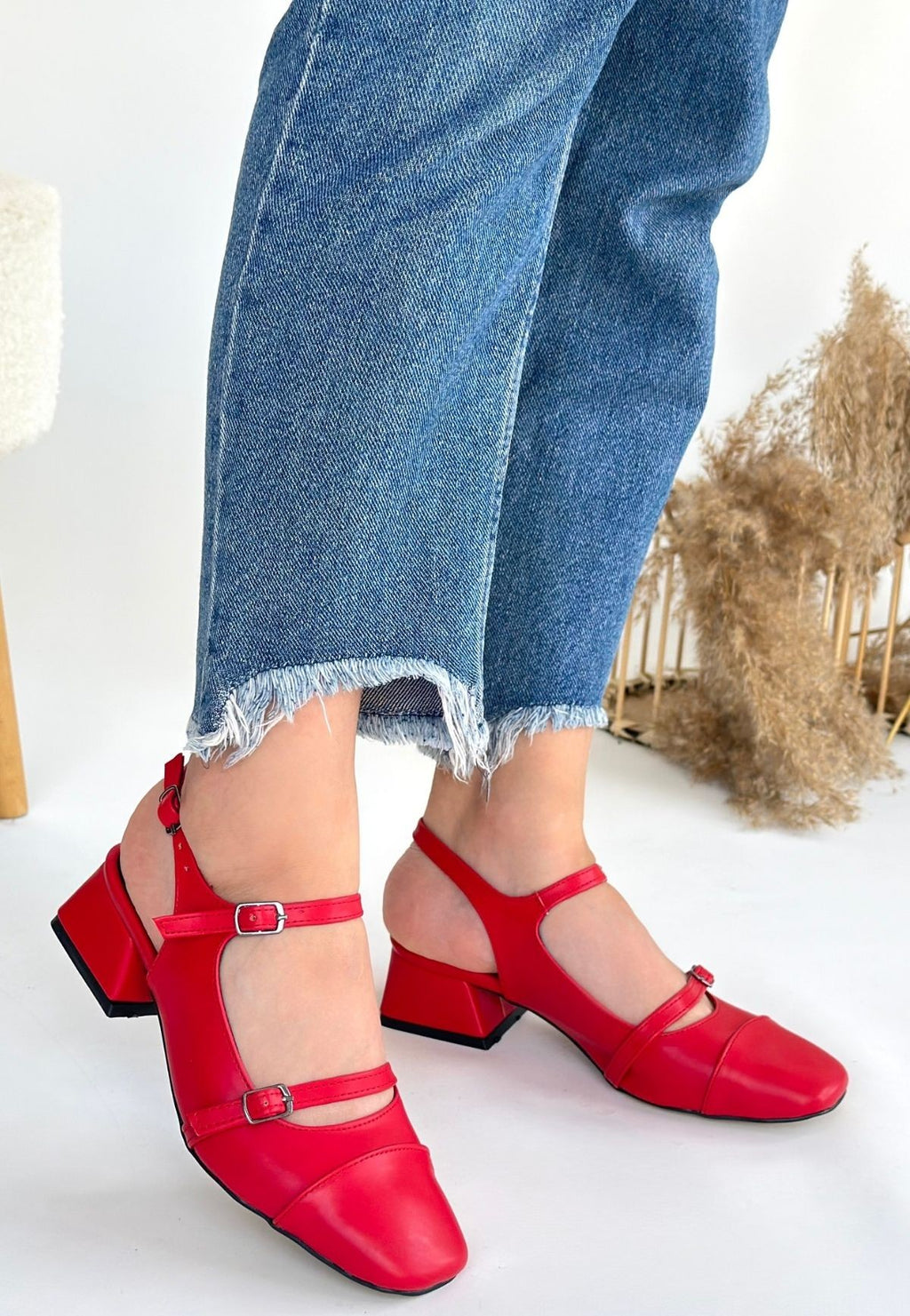 Доран Ред Скин Высокие Каблуки