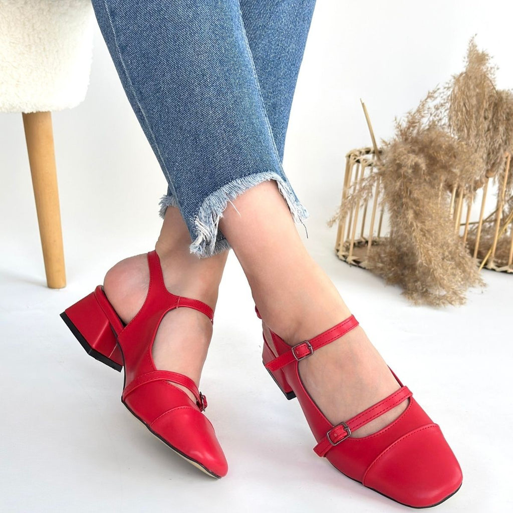 Доран Ред Скин Высокие Каблуки