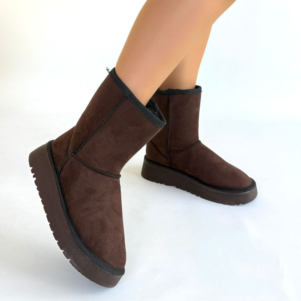 Sophia Kahverengi Süet Bot