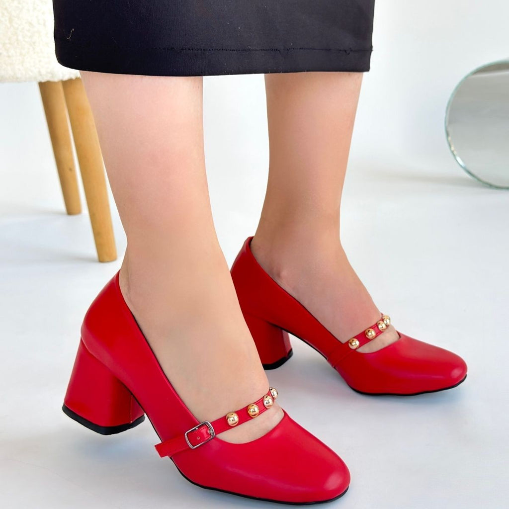 Туфли на высоком каблуке Tino Red Leather