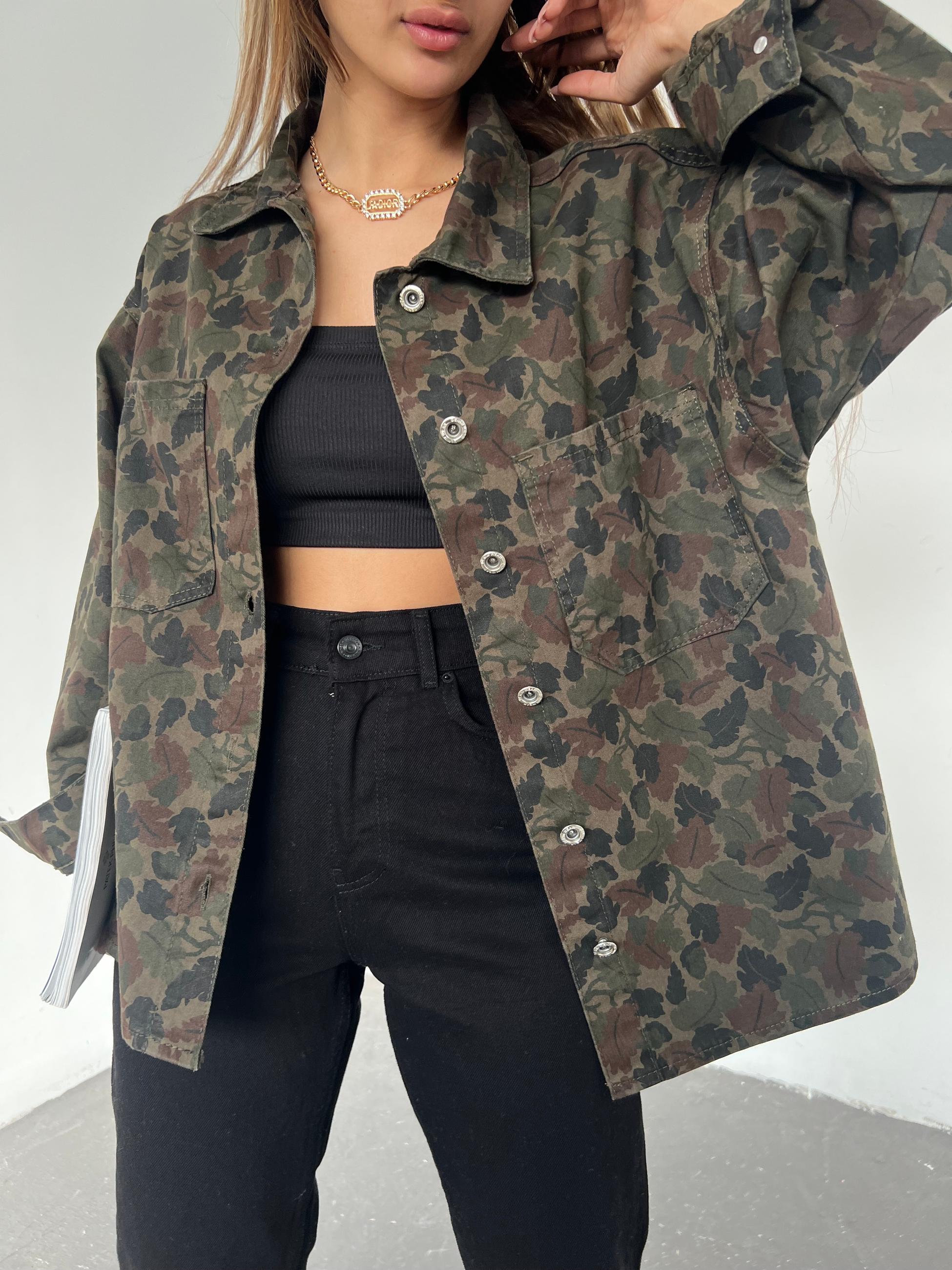 Çift Cepli Oversize Denim Gömlek Ceket