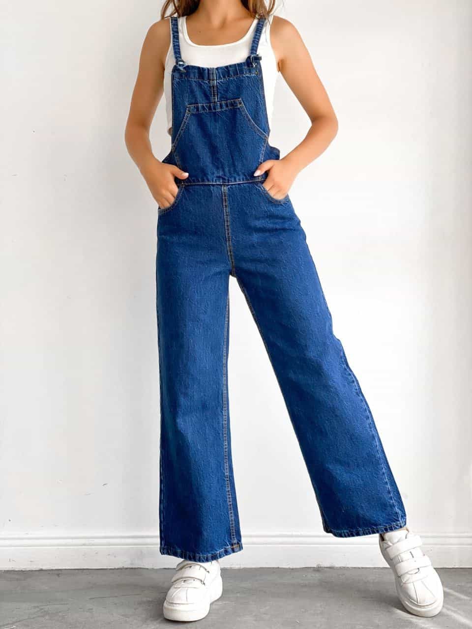 Denim Bahçıvan Salopet