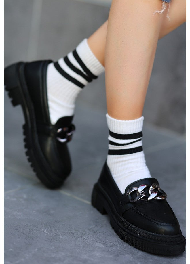 Biga Siyah Cilt Ayakkabı