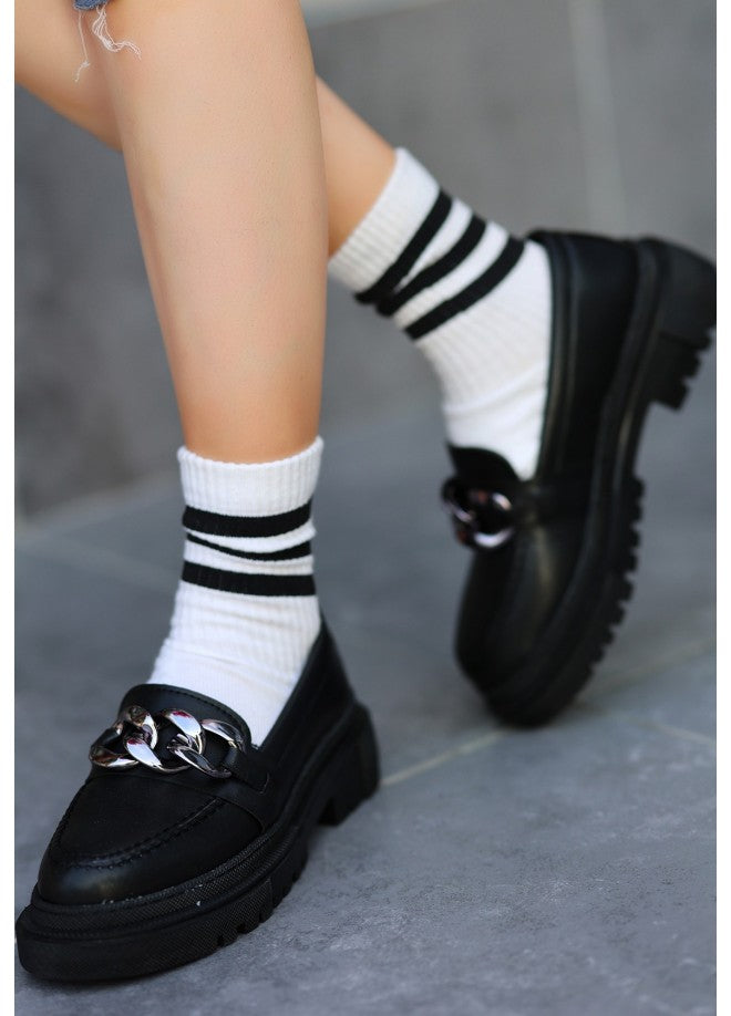 Biga Siyah Cilt Ayakkabı