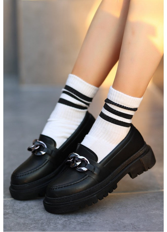 Biga Siyah Cilt Ayakkabı