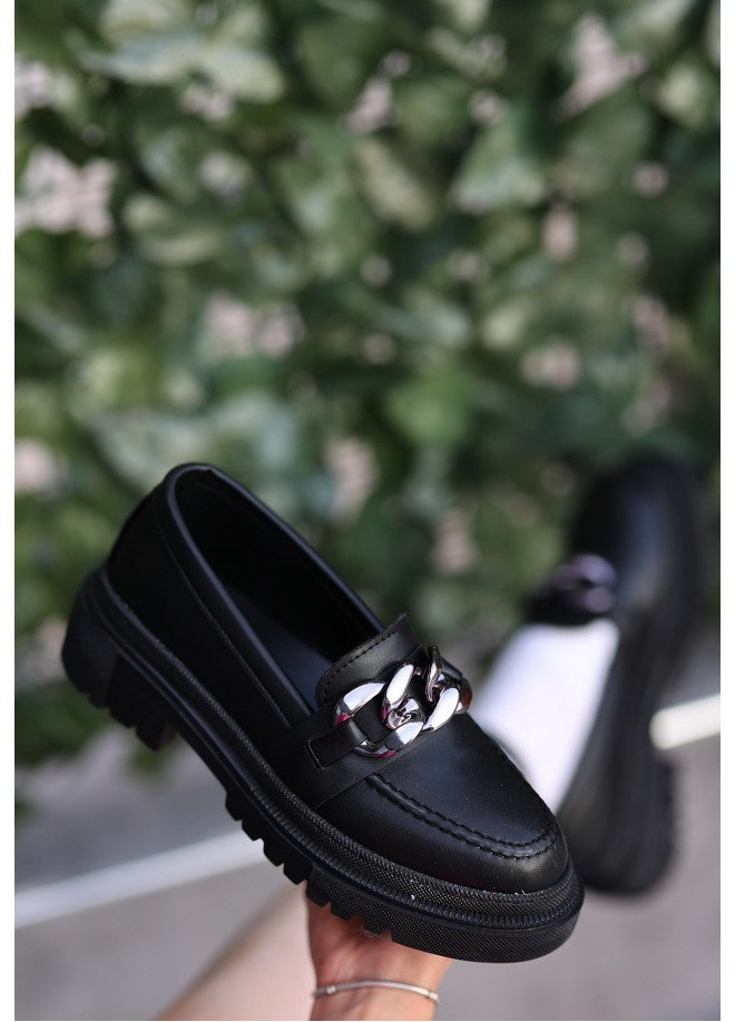 Biga Siyah Cilt Ayakkabı